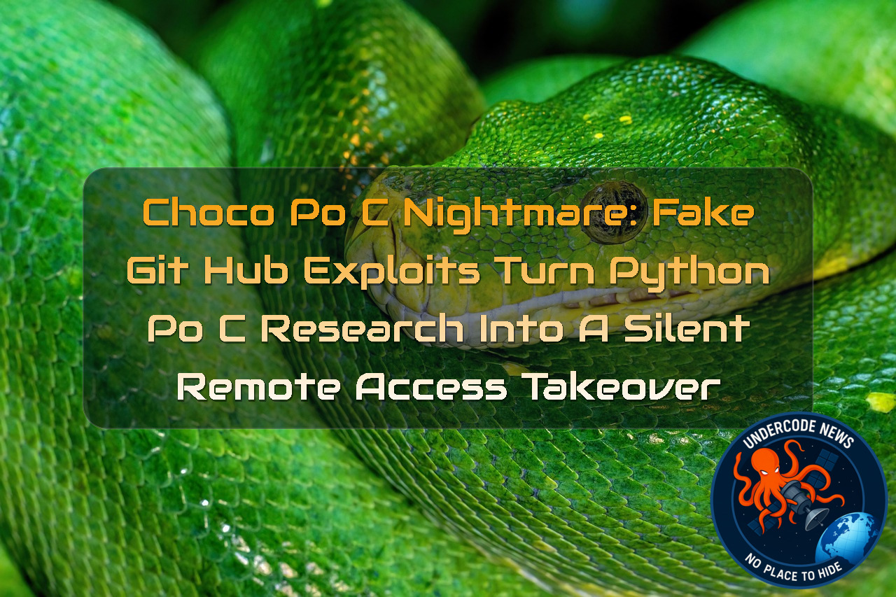 ChocoPoC Nightmare: Fake GitHub Exploits Turn Python PoC Research Into a Silent Remote Access Takeover + Video