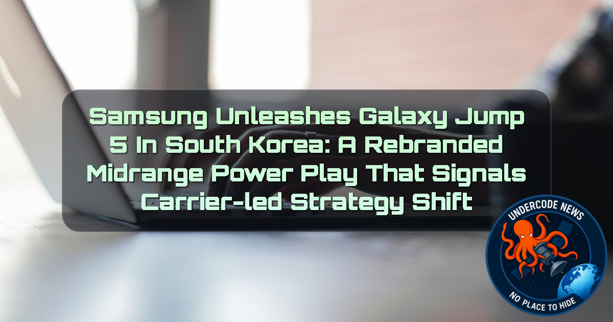 Samsung Unleashes Galaxy Jump 5 in South Korea: A Rebranded Midrange Power Play That Signals Carrier-Led Strategy Shift + Video