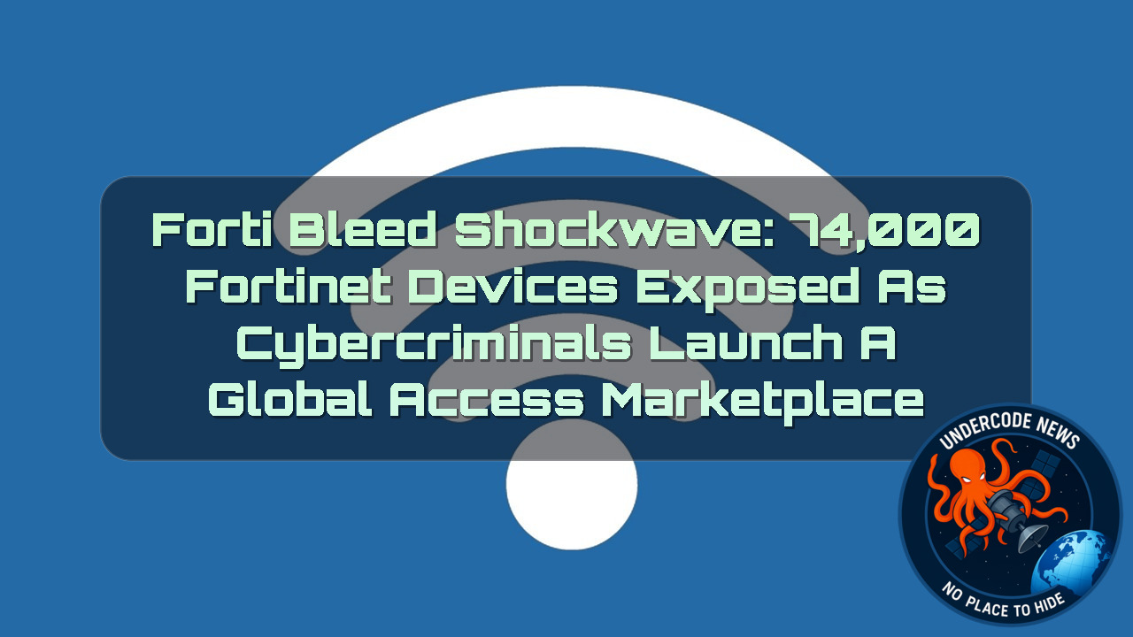 FortiBleed Shockwave: 74,000 Fortinet Devices Exposed as Cybercriminals Launch a Global Access Marketplace + Video