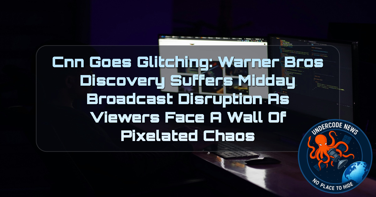 CNN Goes Glitching: Warner Bros Discovery Suffers Midday Broadcast Disruption as Viewers Face a Wall of Pixelated Chaos + Video