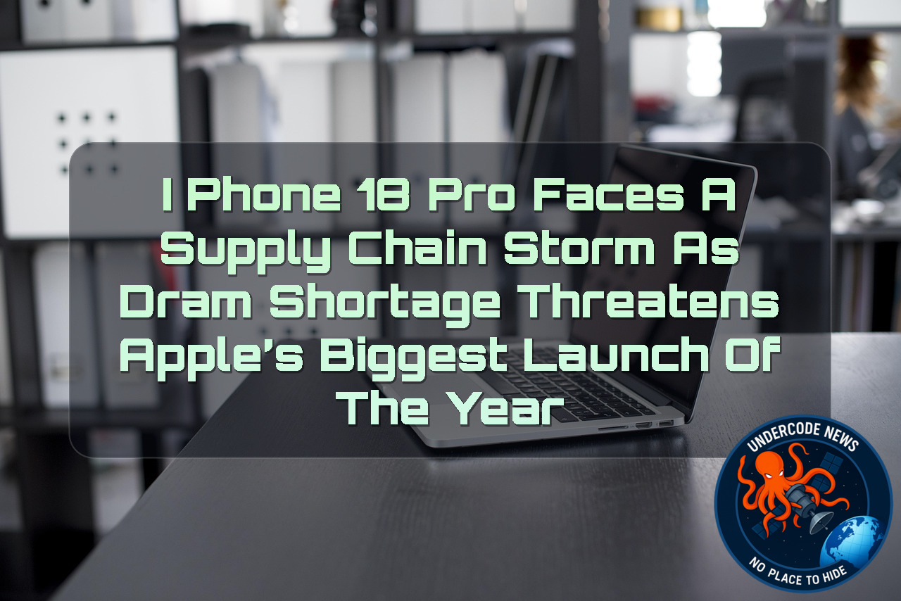 iPhone 18 Pro Faces a Supply Chain Storm as DRAM Shortage Threatens Apple’s Biggest Launch of the Year + Video