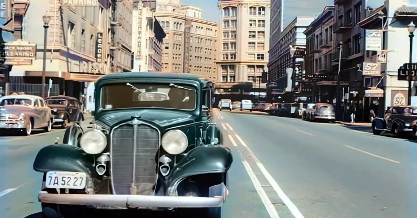This Colorized Clip of Early San Francisco Shows Ample Street Parking