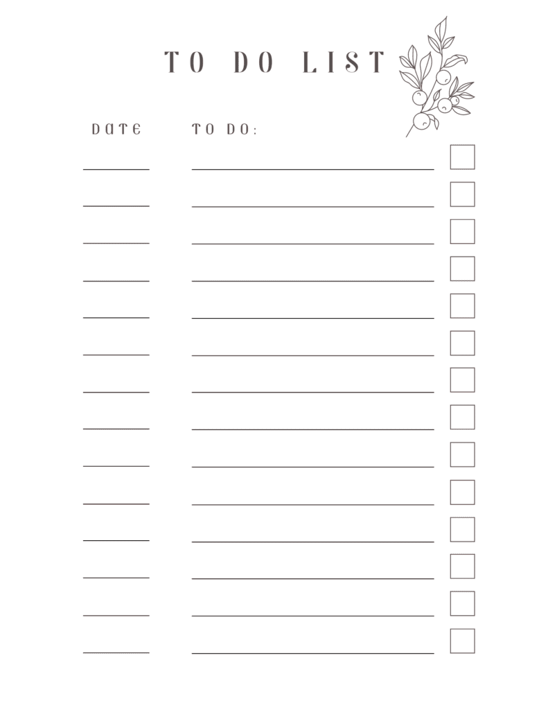 24 simple free to do list printable templates undoubted grace