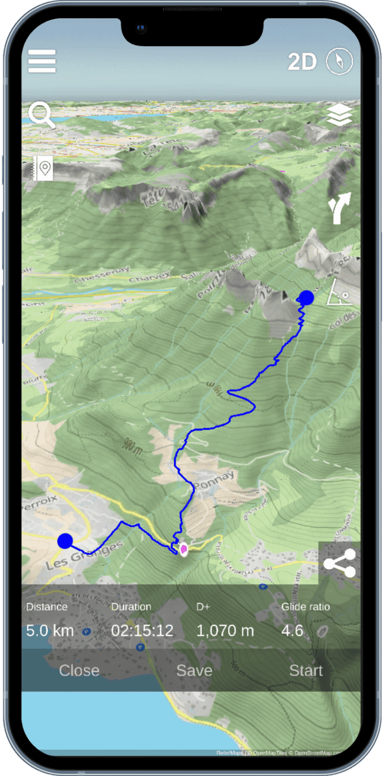 10 Hiking Apps With Offline Maps 3D Planning Features Maps 3D PRO IOS 760x1536 