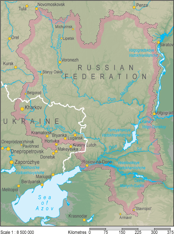 Don River Map 159 Dnipro River Stock Vectors And Vector Art Basin Donb 
