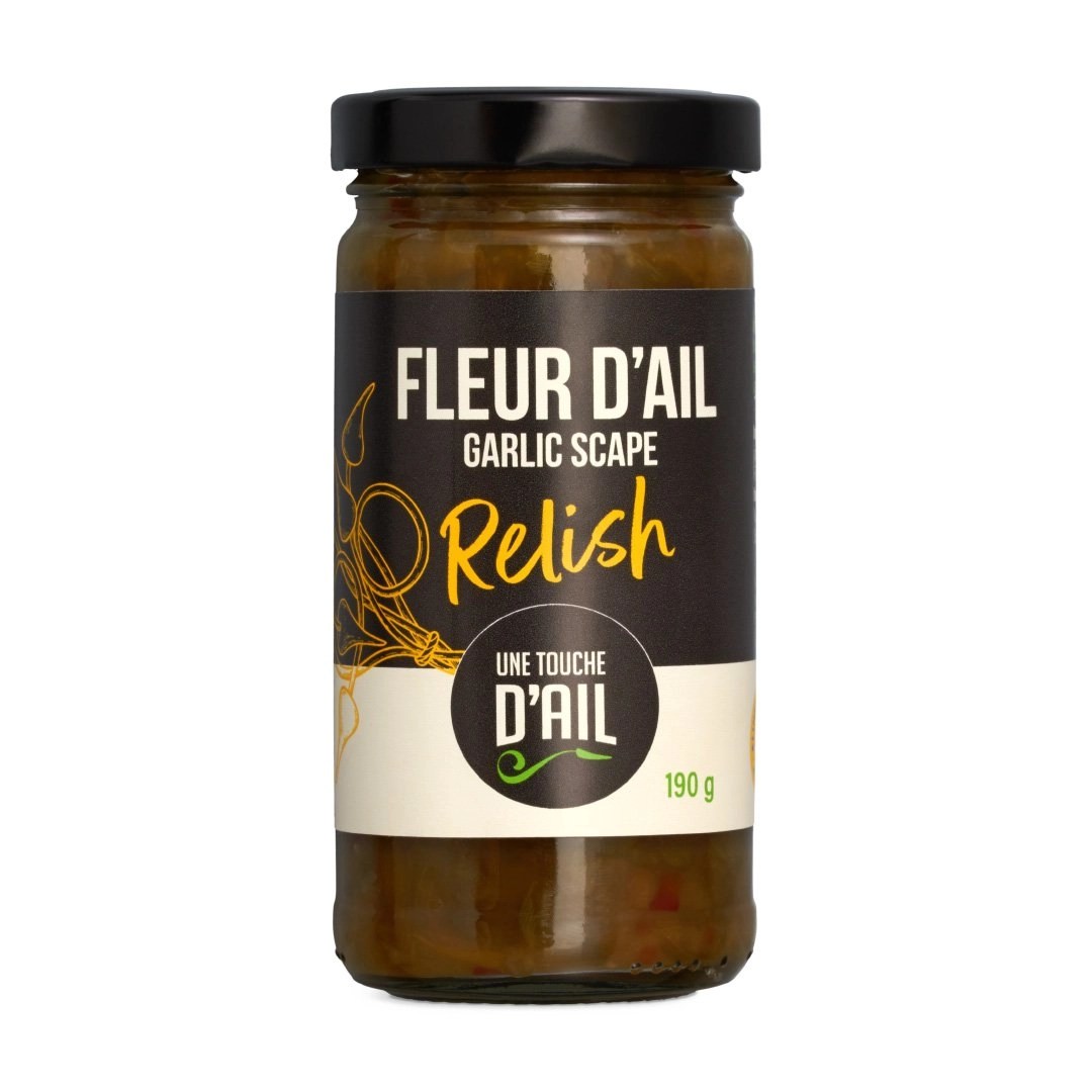 Pot de relish à la fleur d'ail