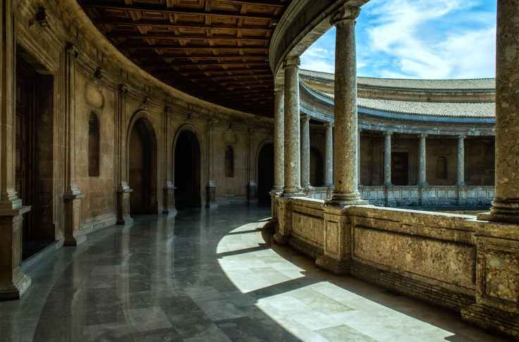 empty hallway of building