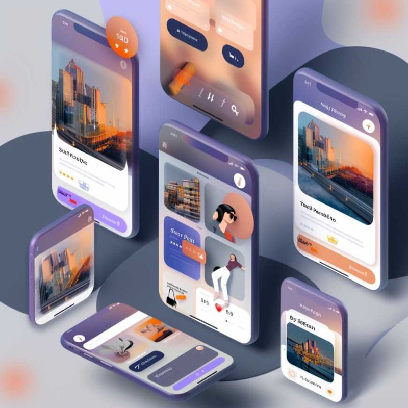 Custom Android App Development Services Unicrew - Download Gorgeous City Illustration | 8K