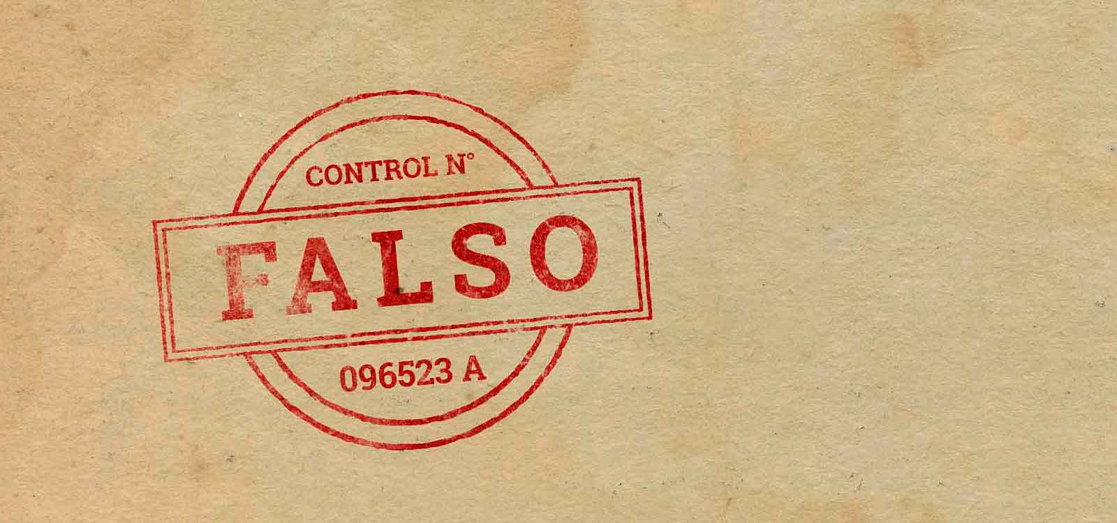 La historia de las denuncias falsas paso a paso