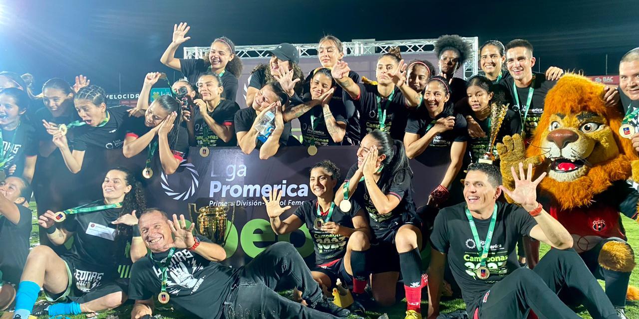Alajuelense se convierte en el equipo más ganador del Fútbol Femenino