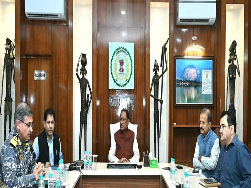 नेशनल डिफेंस कॉलेज से आए अधिकारियों के दल ने किया छत्तीसगढ़ भ्रमण