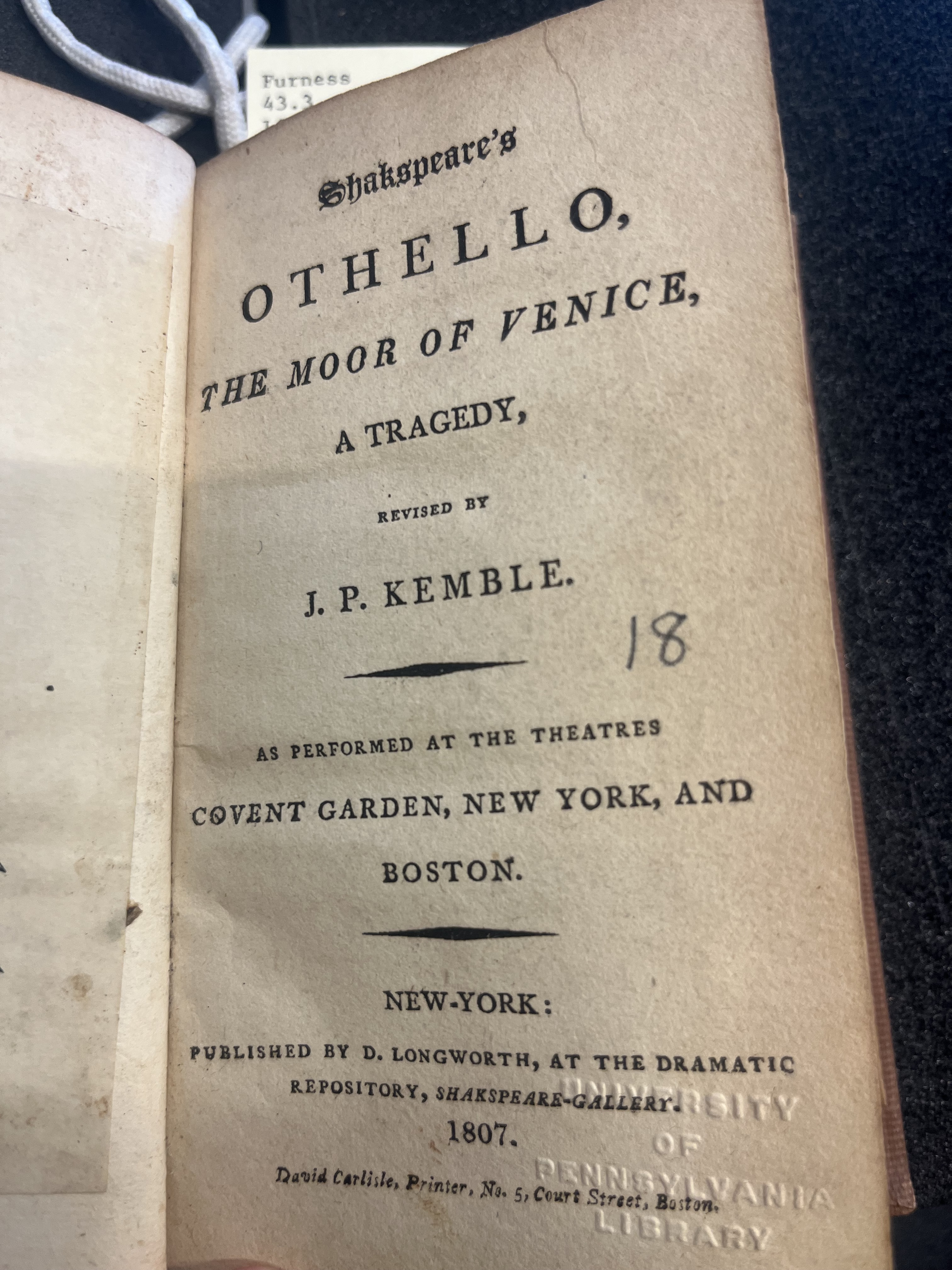 Shakespeare's Shelf-Neighbors: Reading Race in the 19th Century