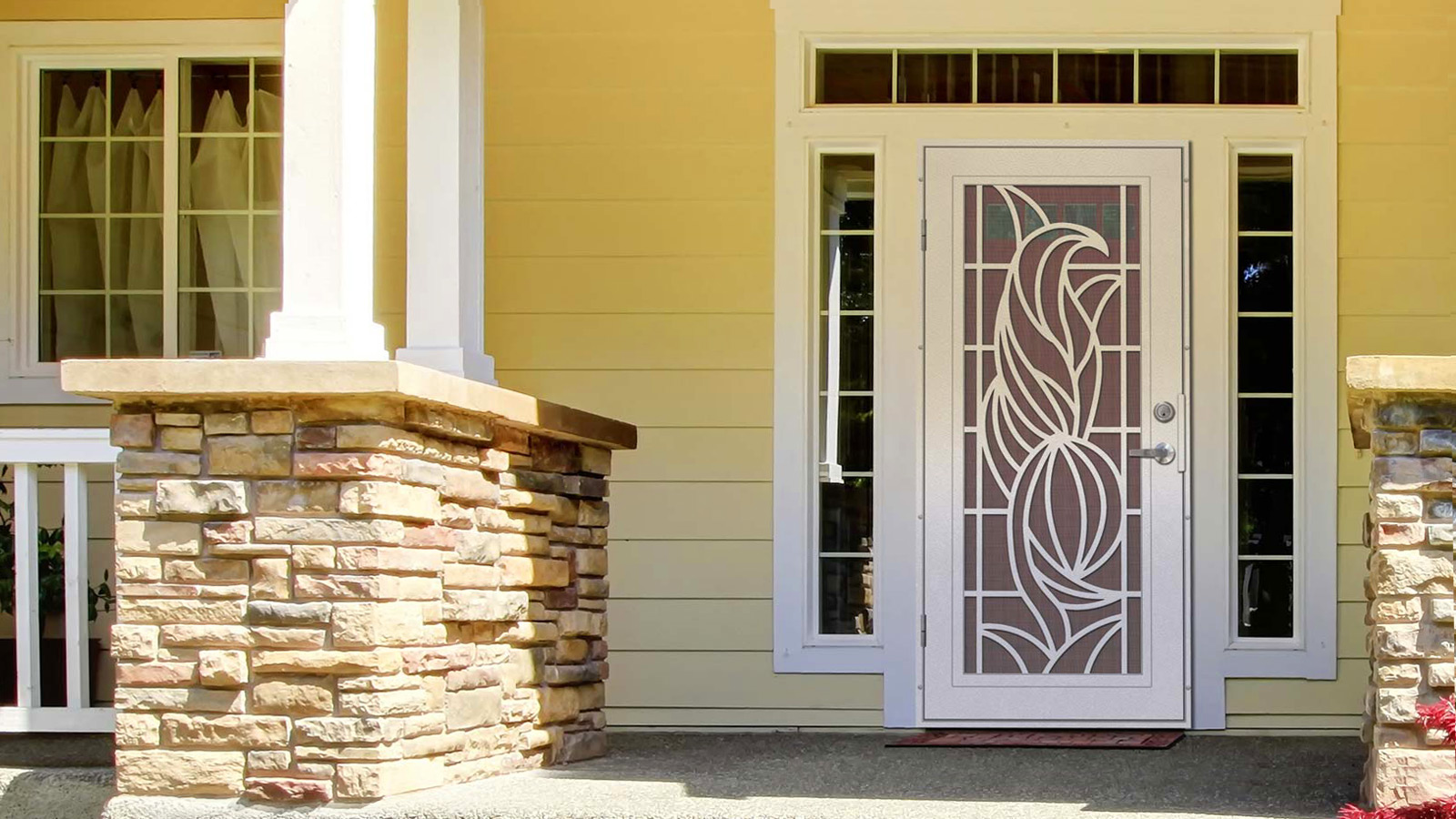 Unique Home Designs Security Doors Screen Doors And Window Guards To Protect And Beautify Your Home