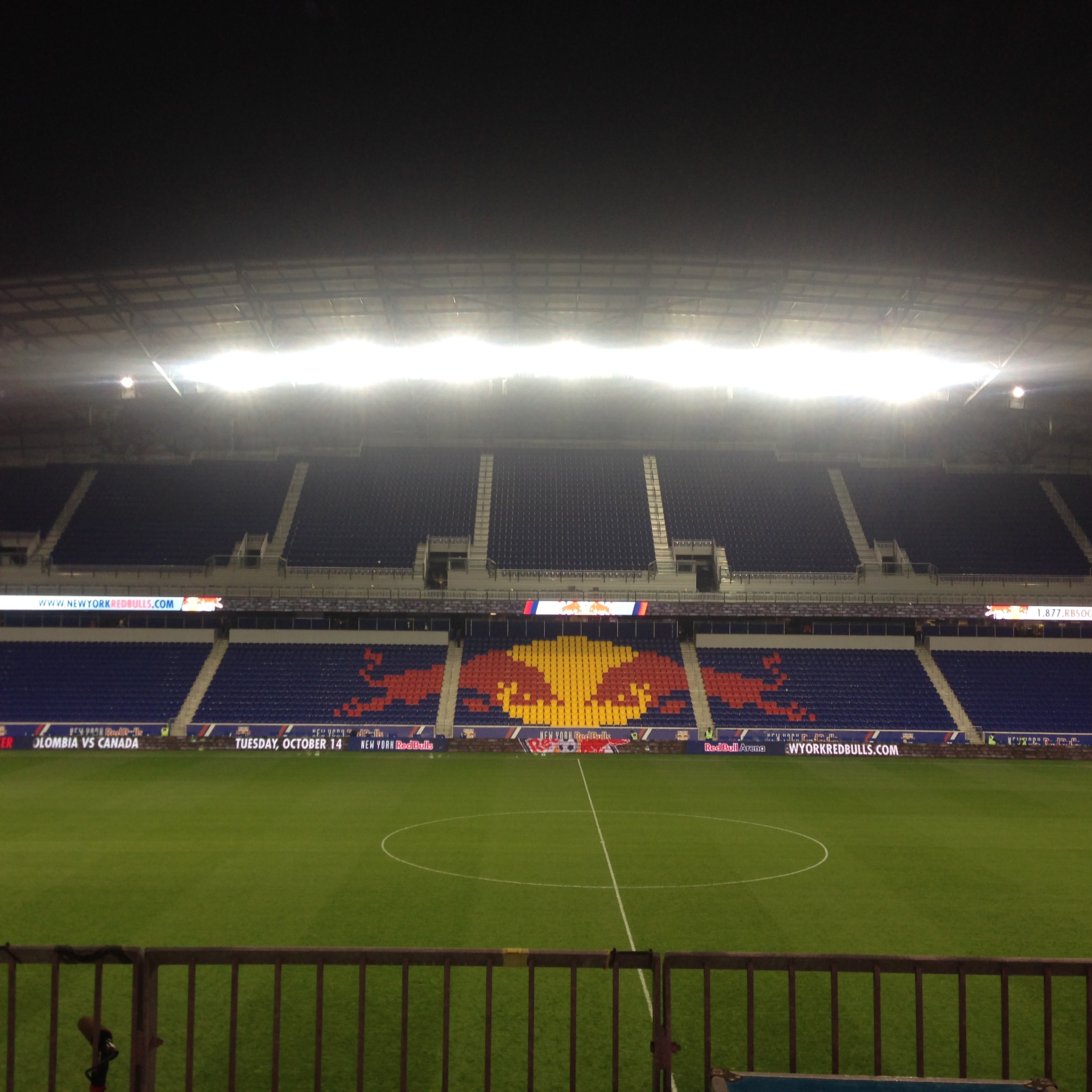 Red Bull Arena post game.
