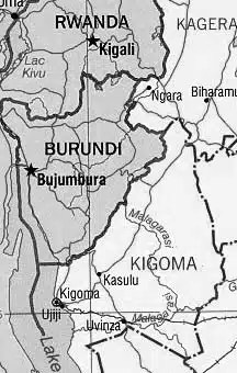 Quick Snapshot Of The Kigoma Region Com Kigoma Map 