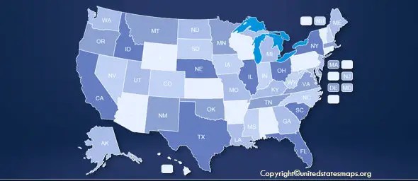 Interactive US Map In Pdf Interactive Map Of US Interactive Usa Map 