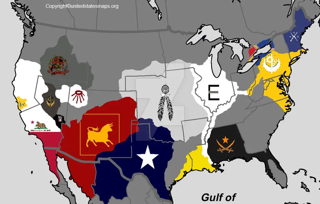 Fallout US Map United States Fallout Map Fallout Us Map 