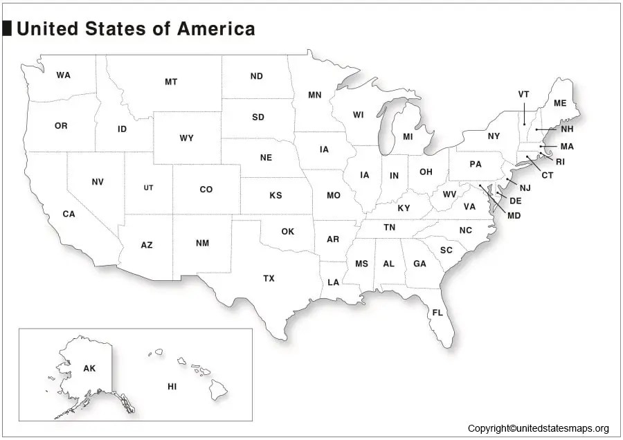 US Map With Map Of US State Us Maps 