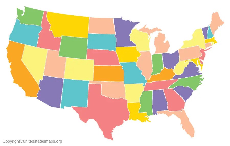 Printable Map Of Us States Without Names Printables Templates Free Us Map Without Name 