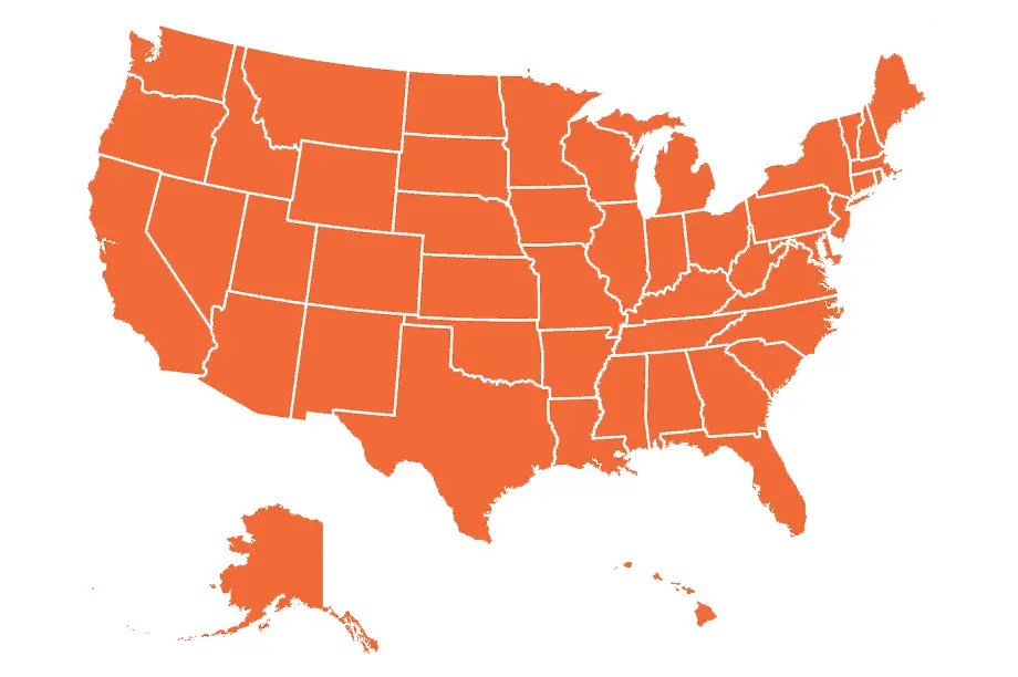 US Map Without Names OR Labels Free Printable Pdf Us Map Without State Names 