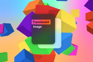 translucent ui blurred fast unity