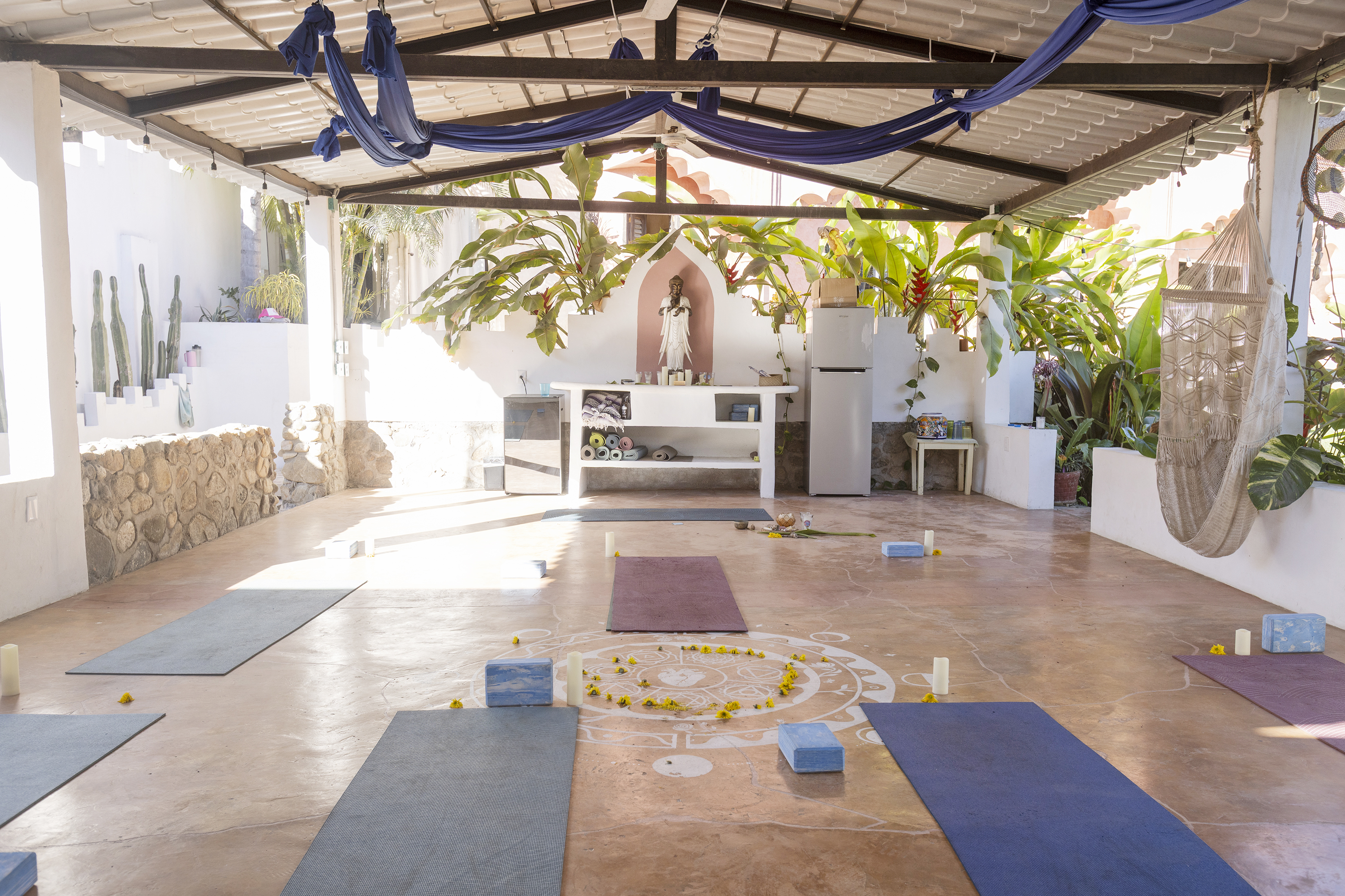 yoga shala for our breathwork sessions