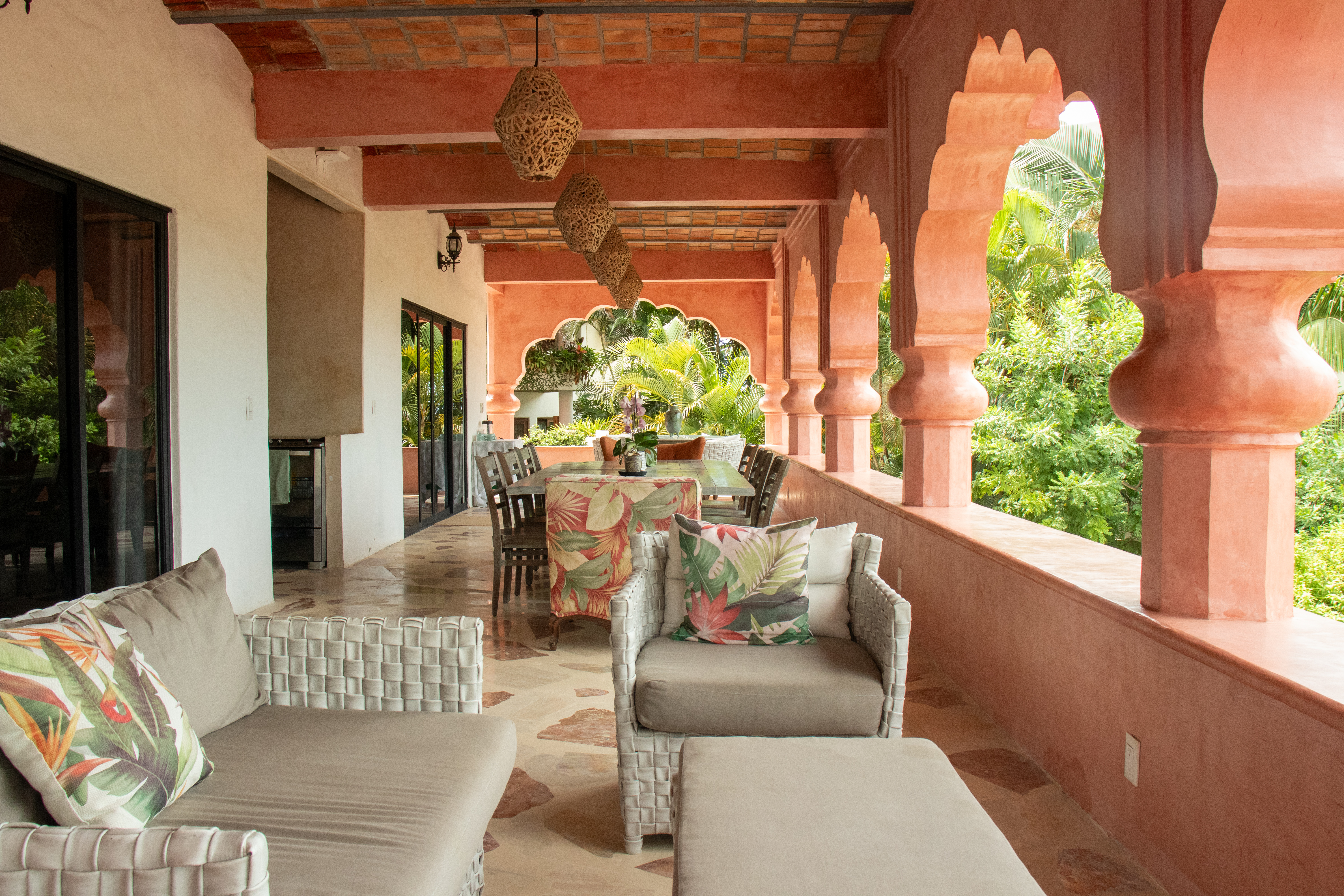 seating area and common areas of the retreat center
