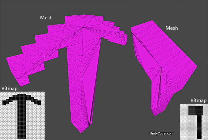 Mesh Bitmap Bitmap2Mesh (release v3.0) « Unity Coding – Unity3D