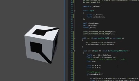 Wireframe Shader « Unity Coding – Unity3D