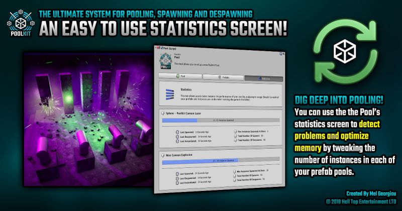 Poolkit Professional Pooling System For Unity Unity Games Development - Mountain Design Collection - HD Quality