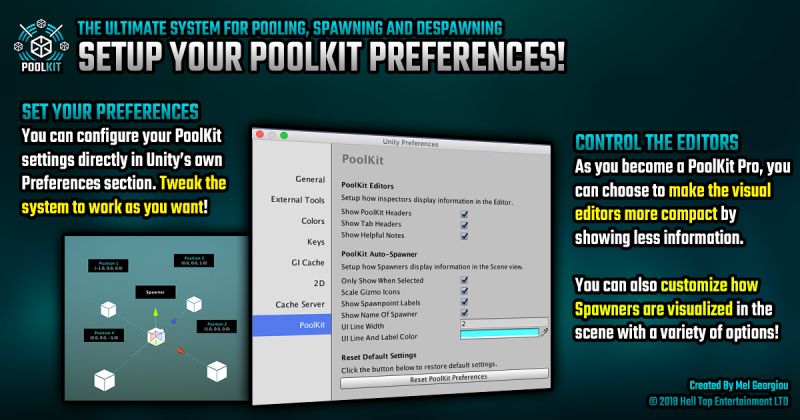 Poolkit Professional Pooling System For Unity Unity Games Development - Dark Images - Incredible Mobile Collection