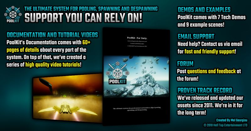 Poolkit Professional Pooling System For Unity Unity Games Development - Download Artistic City Image | 4K