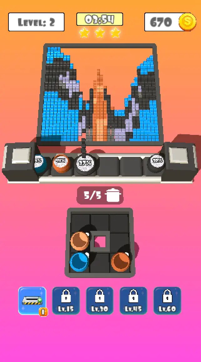 Loop Diamond Sort Unity Source Code screenshot 4
