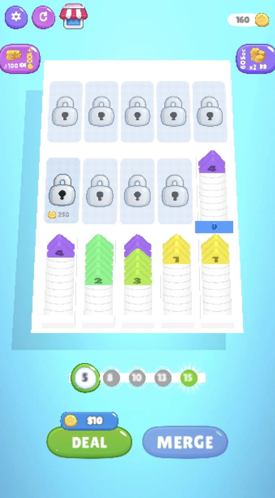 Pocket Sort Coin Merge Puzzle Unity Source Code screenshot 1