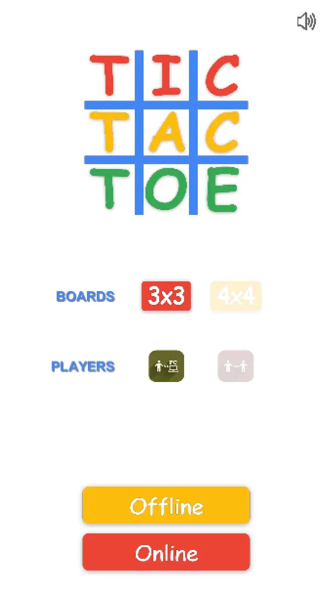 Tic Tac Toe Unity Source Code screenshot 1