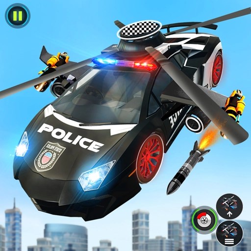 US Police Car Helicopter unity source code