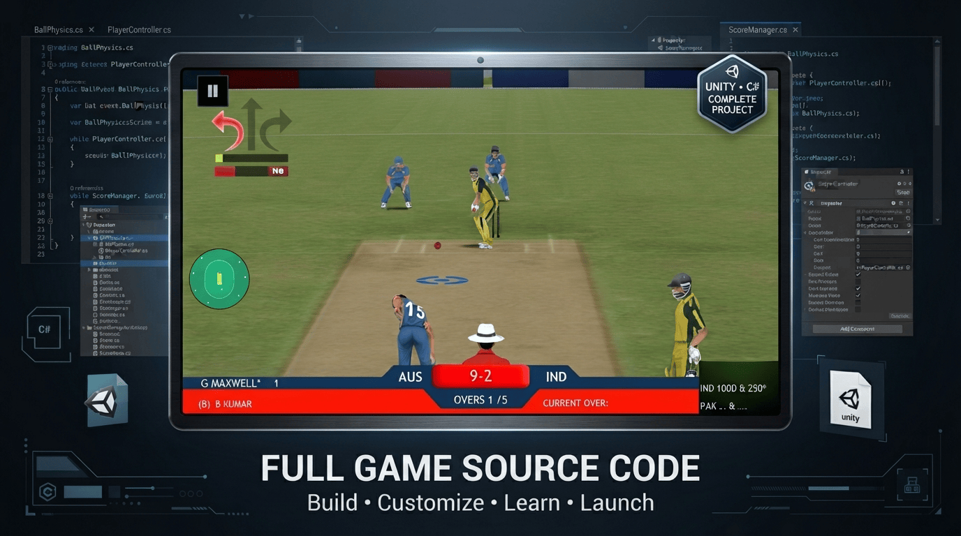 Cricket Unity Source Code screenshot 4