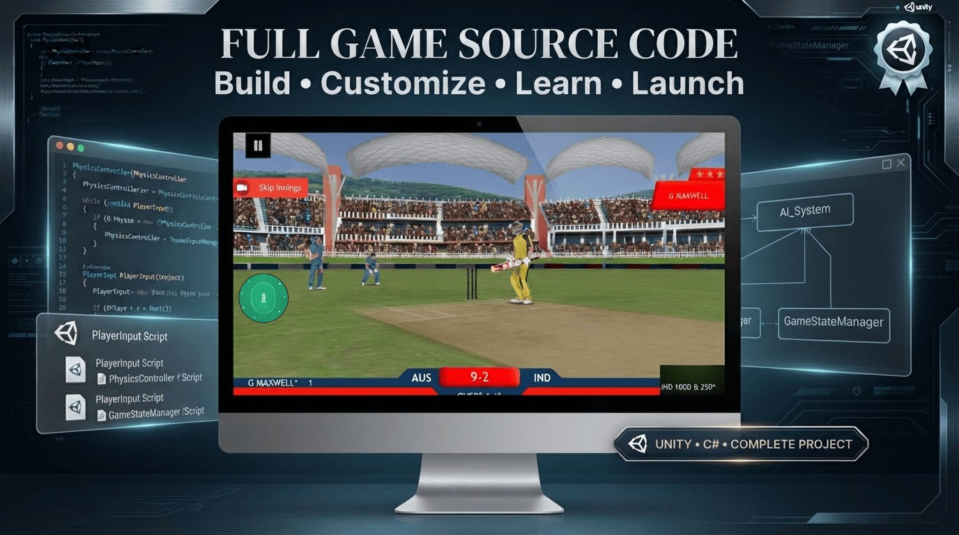 Cricket Unity Source Code screenshot 3