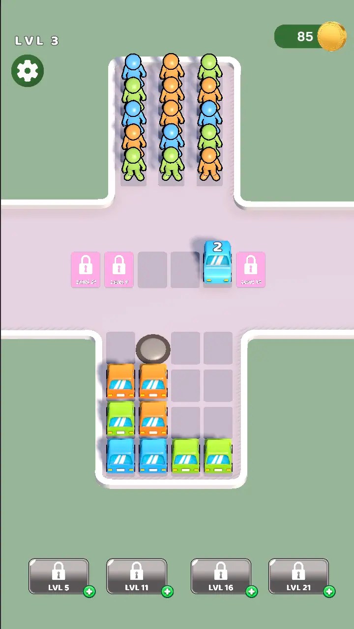 Park Match Car Jam Puzzle Unity Source Code screenshot 2