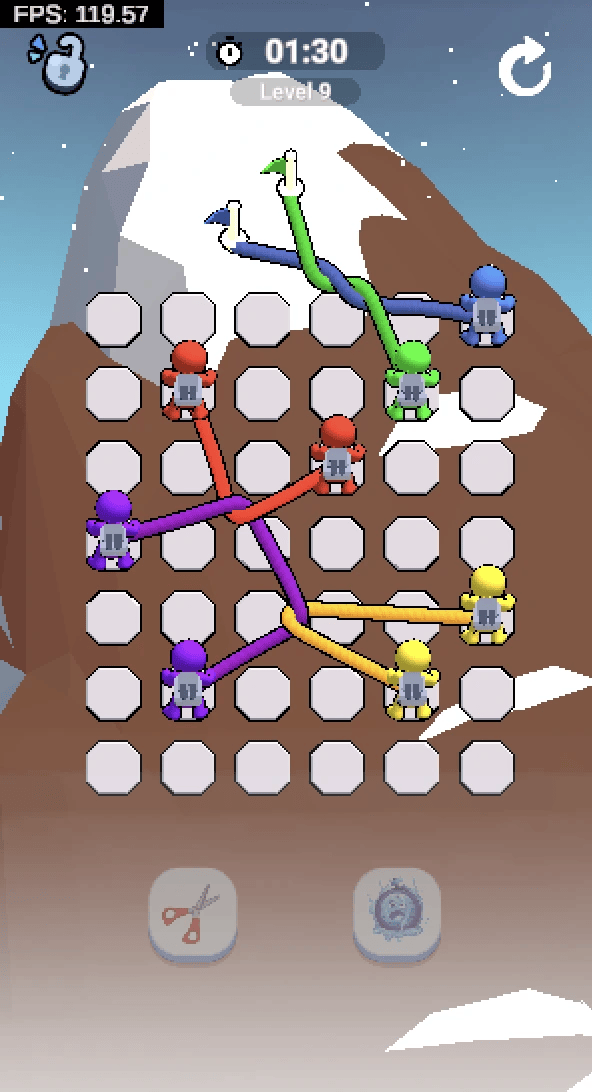 Untangle Rope Unity Source Code screenshot 1