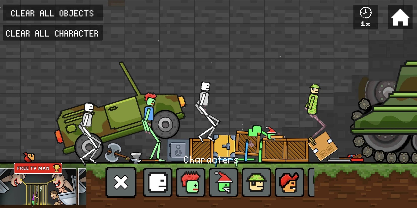 Ragdoll Sandbox Playground Unity Source Code screenshot 3