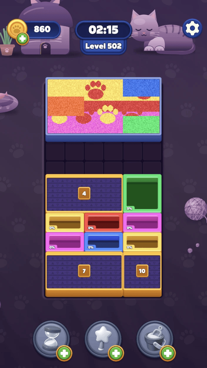 Sandy Blocks Jam Unity Source Code screenshot 2