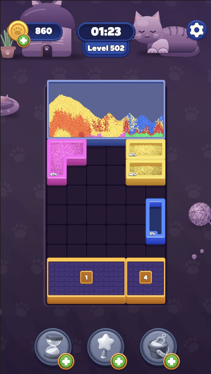 Sandy Blocks Jam Unity Source Code screenshot 1