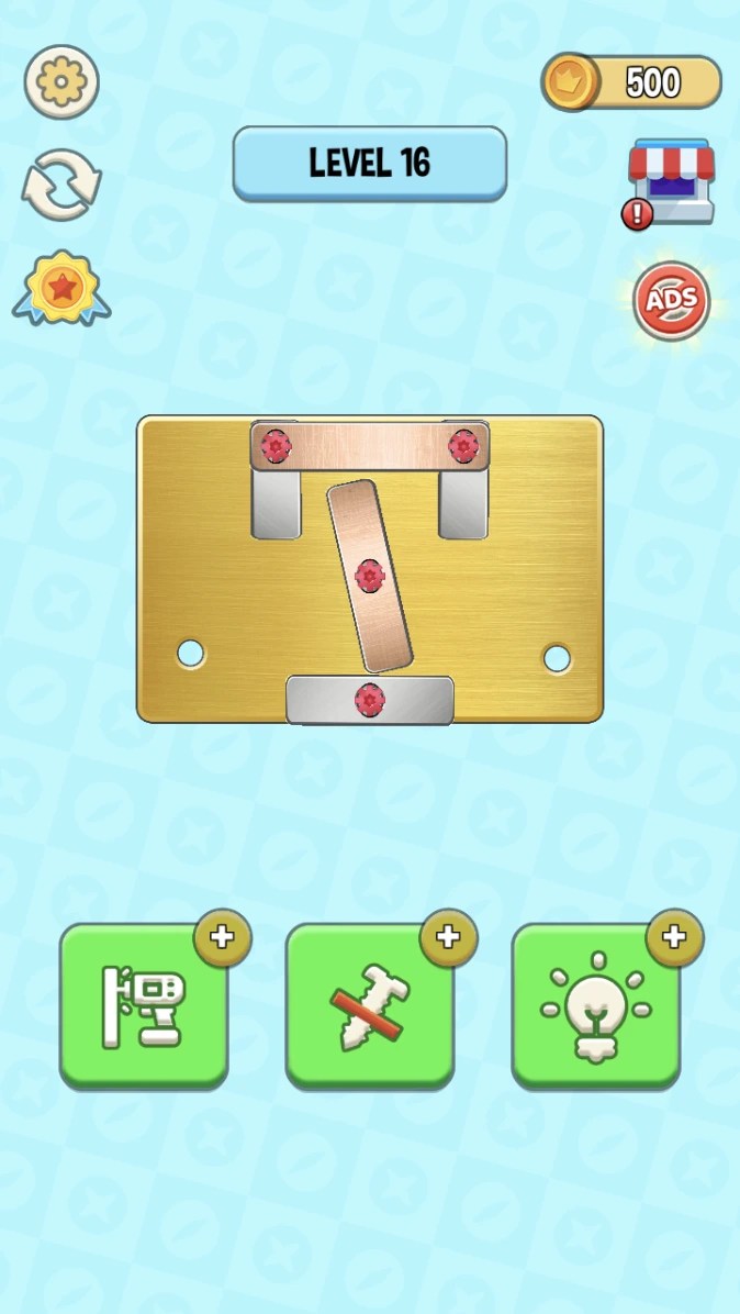 Screw and Bolts Take Off Unity Source Code screenshot 3