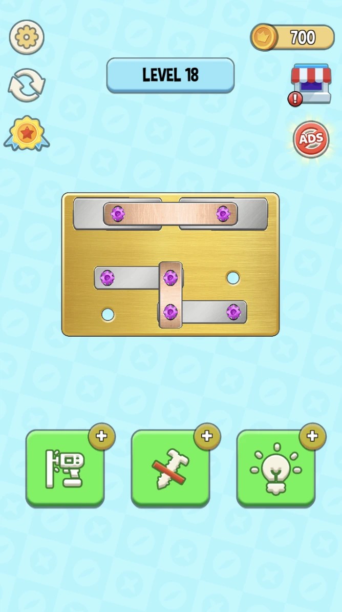 Screw and Bolts Take Off Unity Source Code screenshot 2
