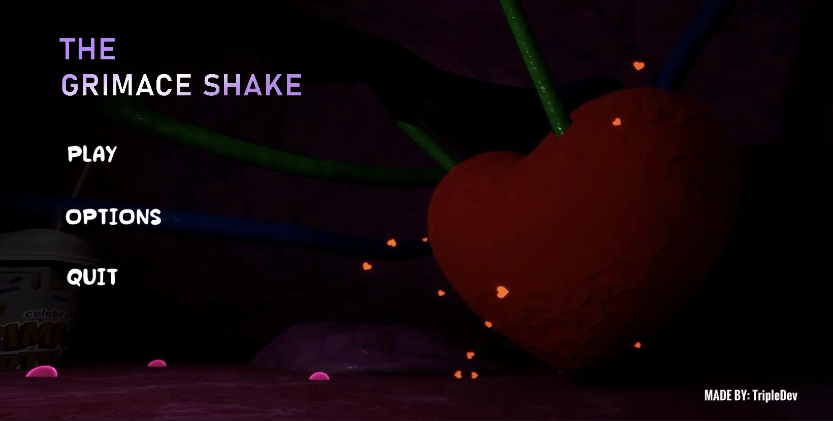Purple Shake Monster Horror Unity Source Code screenshot 4