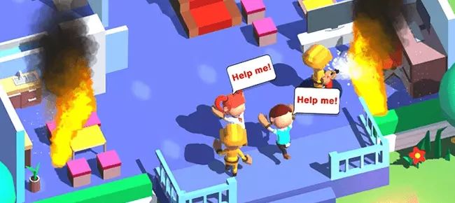 Idle Firefighter Unity Source Code - City Art Collection - Full HD Quality