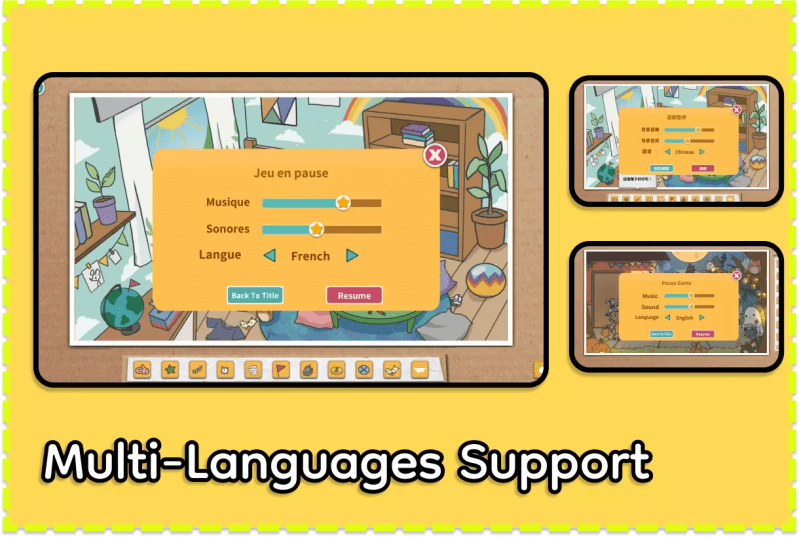 Find It Hidden Object Template Unity Source Code - Gorgeous Sunset Pattern - Mobile