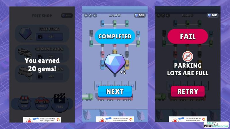 Car Jam 3d Complete Game Unity Source Code Codebuysell - Best Landscape Illustrations in Retina