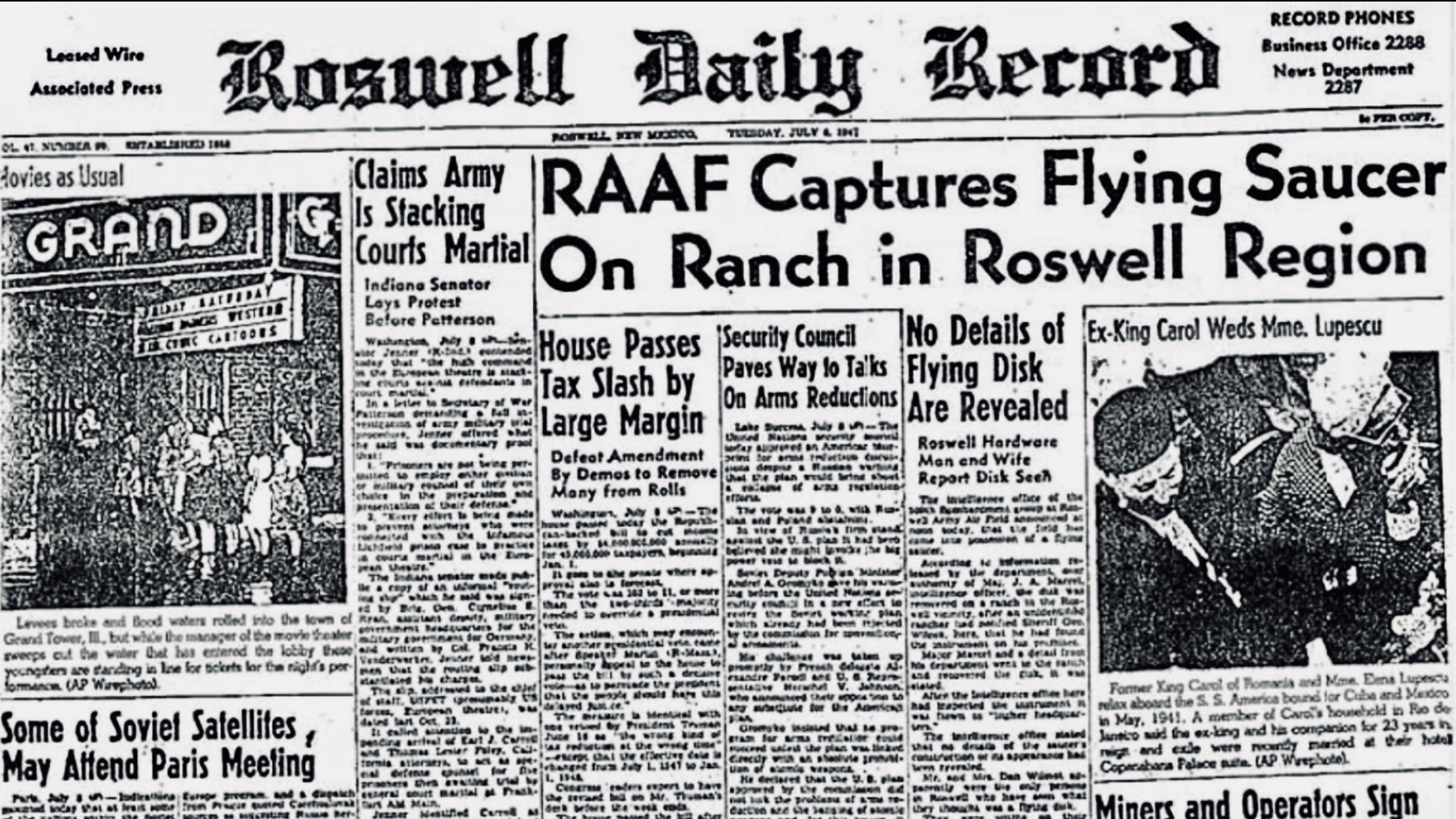 1947: Roswell Ignites the UFO Mystery